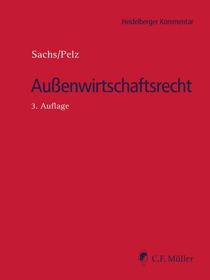 cover image of Außenwirtschaftsrecht